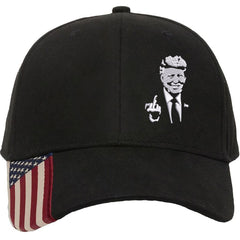 Donald Trump 2024 Middle Finger Embroidery Hat