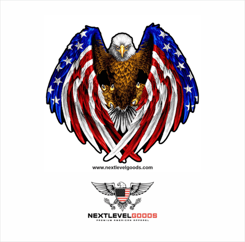American Eagle Patriotic Sticker (LOF)