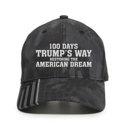100 Days Trump`s Way – Restoring The American Patriotic Hat