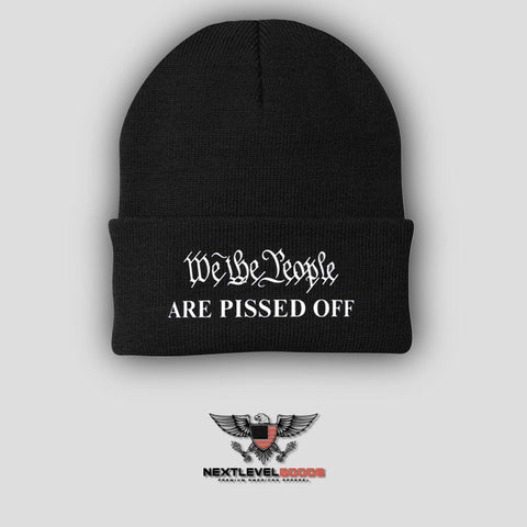 We The People  Are Pissed Off Beanie (ONMSY)