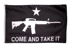 Combo Deal Don't Tread on Me Second Amendment Gun Flag  & Come And Take It Flag 3x5 Flag (WH3)