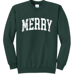 Merry Premium Printed Crewneck Sweatshirt (OSM)