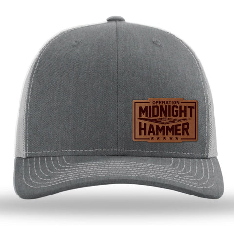 Operation Midnight Hammer Leather Patch Hat