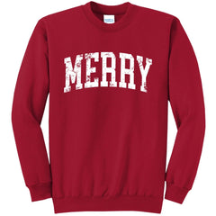 Merry Premium Printed Crewneck Sweatshirt (OSM)