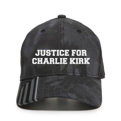 Justice For Charlie Kirk Embroidered Hat (SBL)