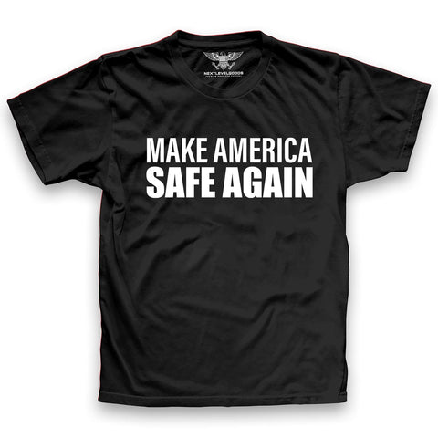 Make America Safe Again Premium T-Shirt (CHK)