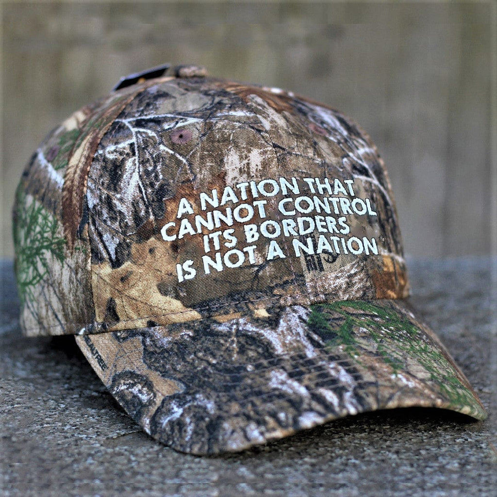 Borders Is Not A Nation Premium Classic Embroidery Hat