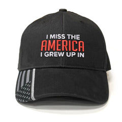 I Miss The America I Grew Up In Premium Classic Embroidered Hat (OSNN)