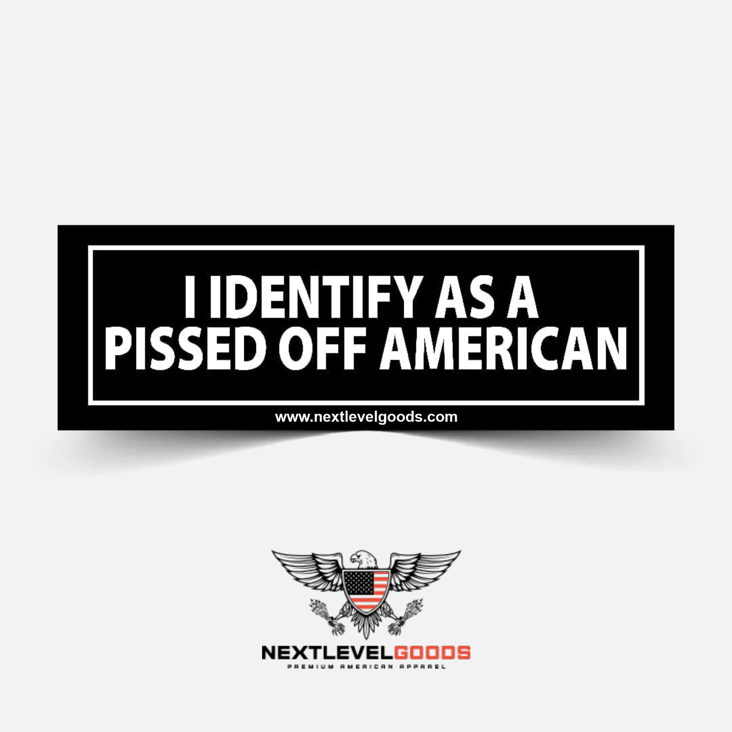 Pissed Off American Sticker