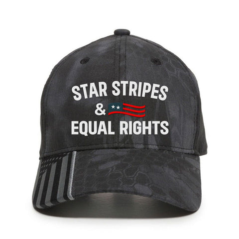 Star Stripes & Equal Rights Embroidery Hat (SBL)