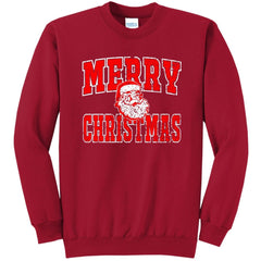 Merry Christmas Premium Printed Crewneck Sweatshirt (OSM)