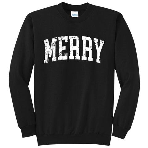 Merry Premium Printed Crewneck Sweatshirt (OSM)