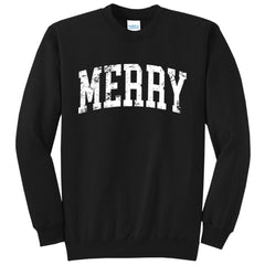 Merry Premium Printed Crewneck Sweatshirt (OSM)
