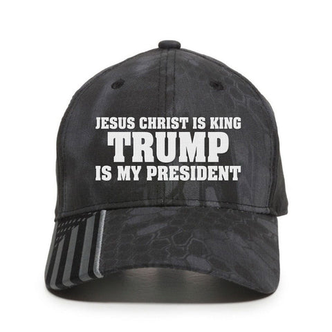 Jesus Christ Is King Premium Hat