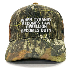 When Tyranny Becomes Law Premium Classic Embroidered Hat