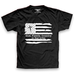 God, Family, Country In That Order Premium T-Shirt (SBL)