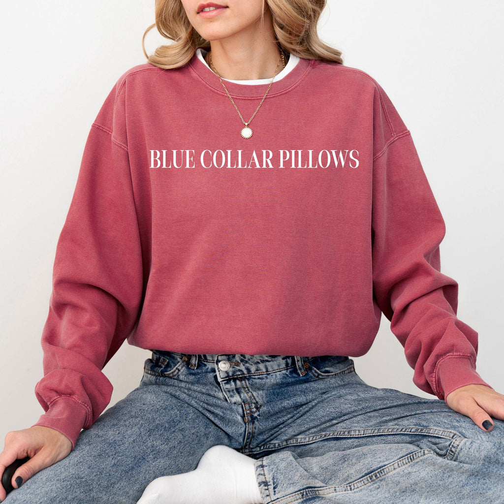 Blue Collar Pillows Premium Sweatshirt