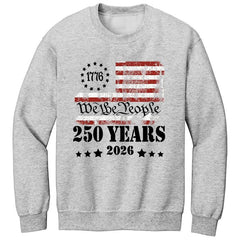 250 Years 2026 Premium Printed Crewneck Sweatshirt