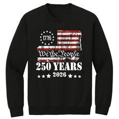 250 Years 2026 Premium Printed Crewneck Sweatshirt