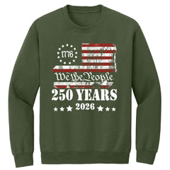 250 Years 2026 Premium Printed Crewneck Sweatshirt