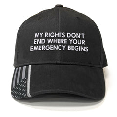 My Rights Don't End Premium Classic Embroidered Hat (OSNN)