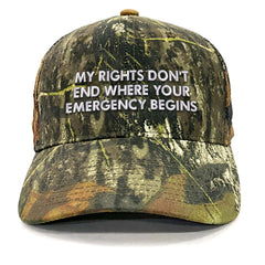 My Rights Don't End Premium Classic Embroidered Hat (OSNN)