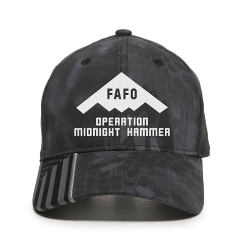 FAFO-Midnight Hammer Embroidery Hat