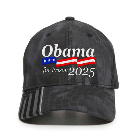 Obama For Prison Embroidery Hat