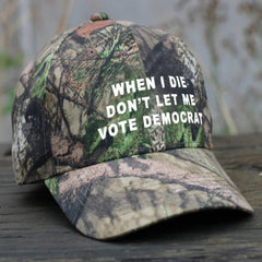 When I Die Embroidered Hat