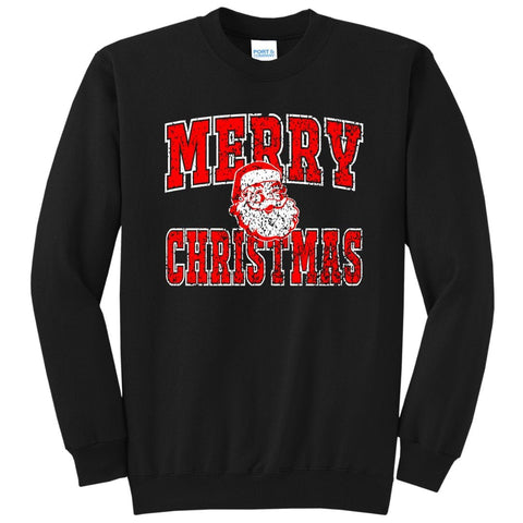 Merry Christmas Premium Printed Crewneck Sweatshirt (OSM)
