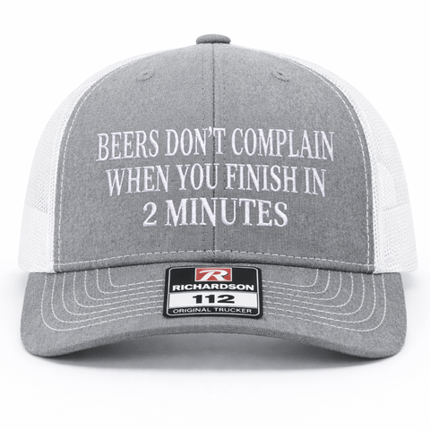Beers Don't Complain Embroidery Richardson Hat