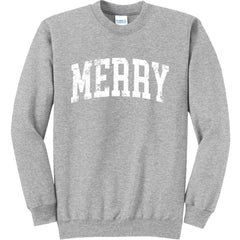 Merry Premium Printed Crewneck Sweatshirt (OSM)