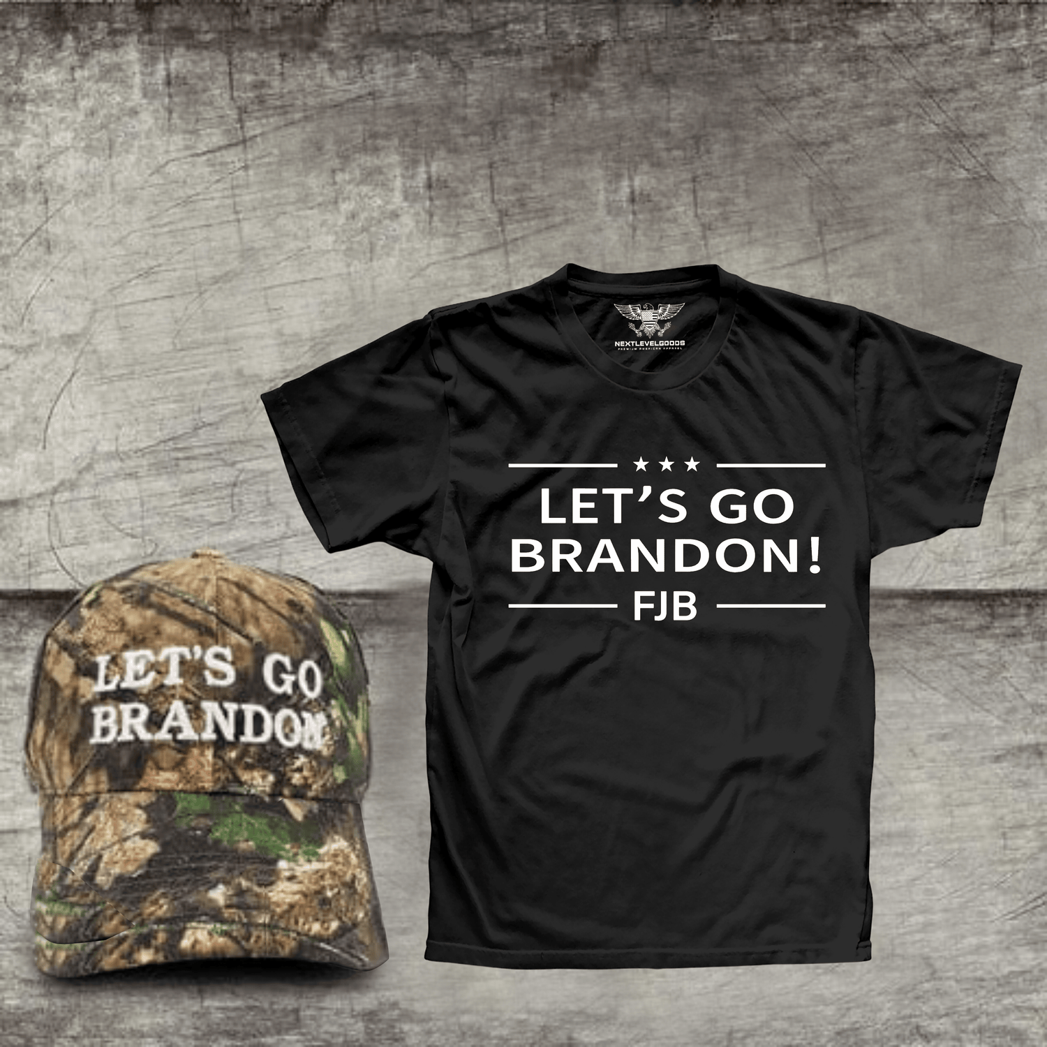 Let's Go Brandon FJB T-Shirt - Free Real Tree Hat