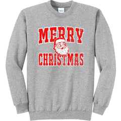 Merry Christmas Premium Printed Crewneck Sweatshirt (OSM)