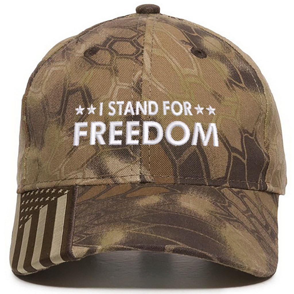 I Stand For Freedom Premium Classic Embroidery Hat