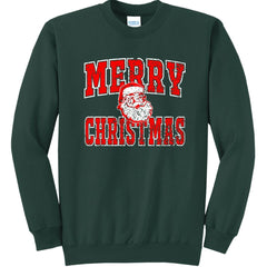 Merry Christmas Premium Printed Crewneck Sweatshirt (OSM)