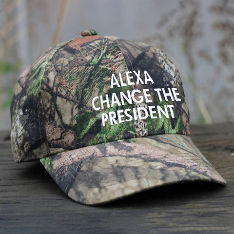 Alexa Change The President  Real Tree Hat