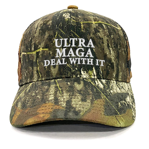 Ultra Maga Deal With It Embroidery Hat