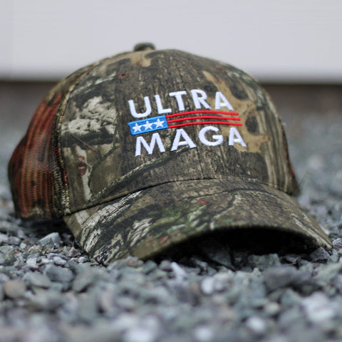 Ultra Maga Authentic Mossy Oak Hat