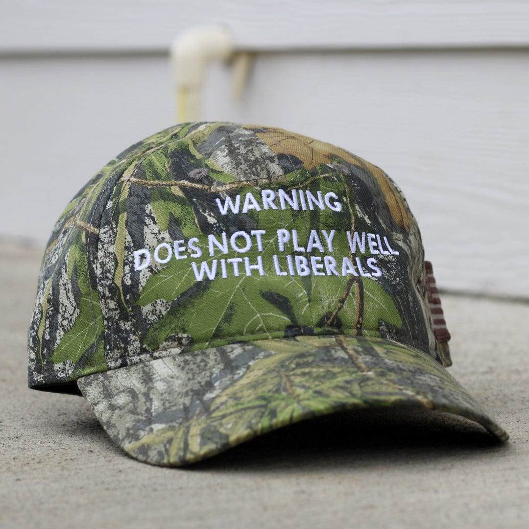Warning Does Not Play Authentic Real Tree Hat