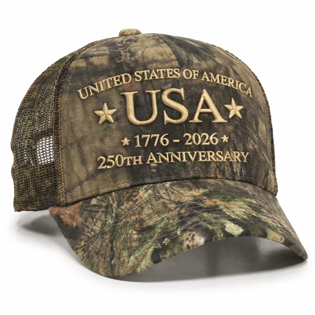 USA 250th Anniversary Premium Embroidered Hat
