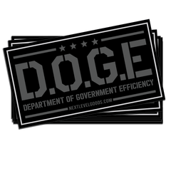 D.O.G.E Department Of Govt. Sticker