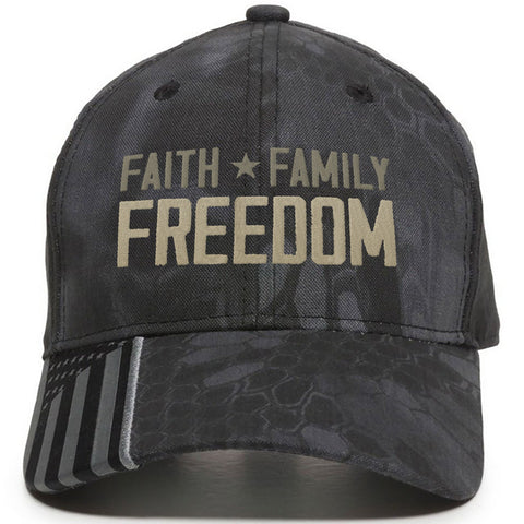 Faith Family Freedom Premium Classic Embroidered Hat