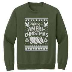 Have Ameri-Christmas Premium Printed Crewneck Sweatshirt