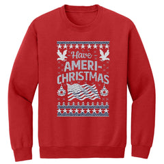 Have Ameri-Christmas Premium Printed Crewneck Sweatshirt