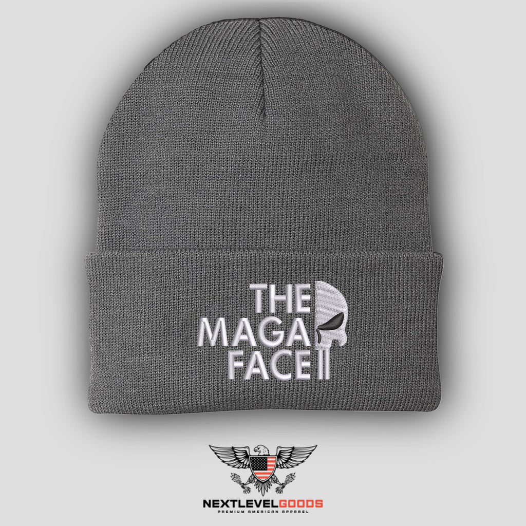 The Maga Face Authentic Cuffed Beanie (ONMSY)