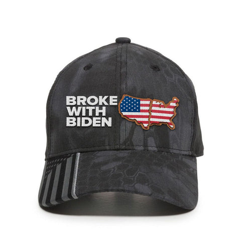 Broke With Biden Premium Classic Embroidered Hat