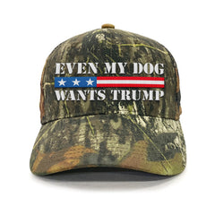 Even My Dog Wants Trump Premium Classic Embroidered Hat (OSNN)