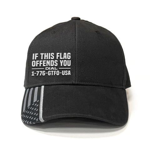 If This Flag Offends You Premium Classic Embroidered Hat (OSNN)