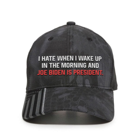 I Hate When I Wake Up Premium Classic Embroidered Hat
